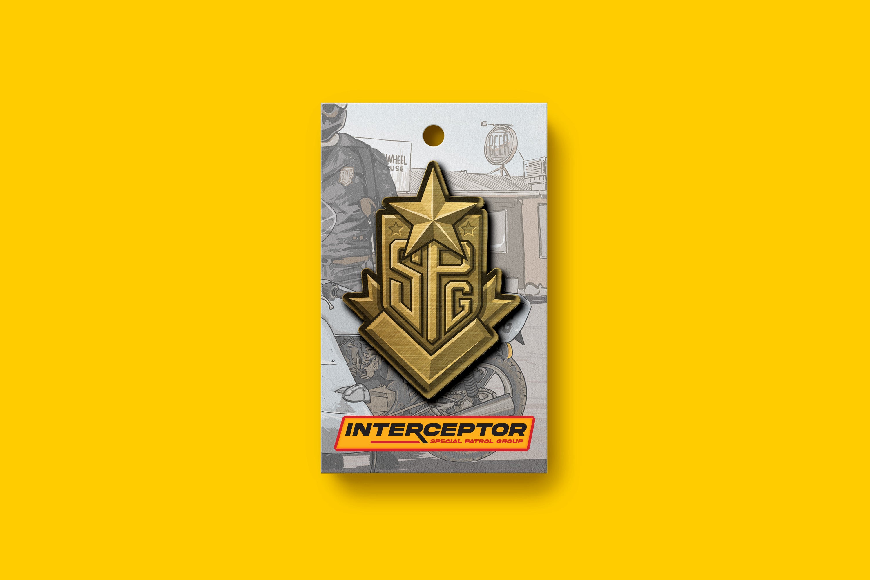 Special Patrol Group Metal Badge