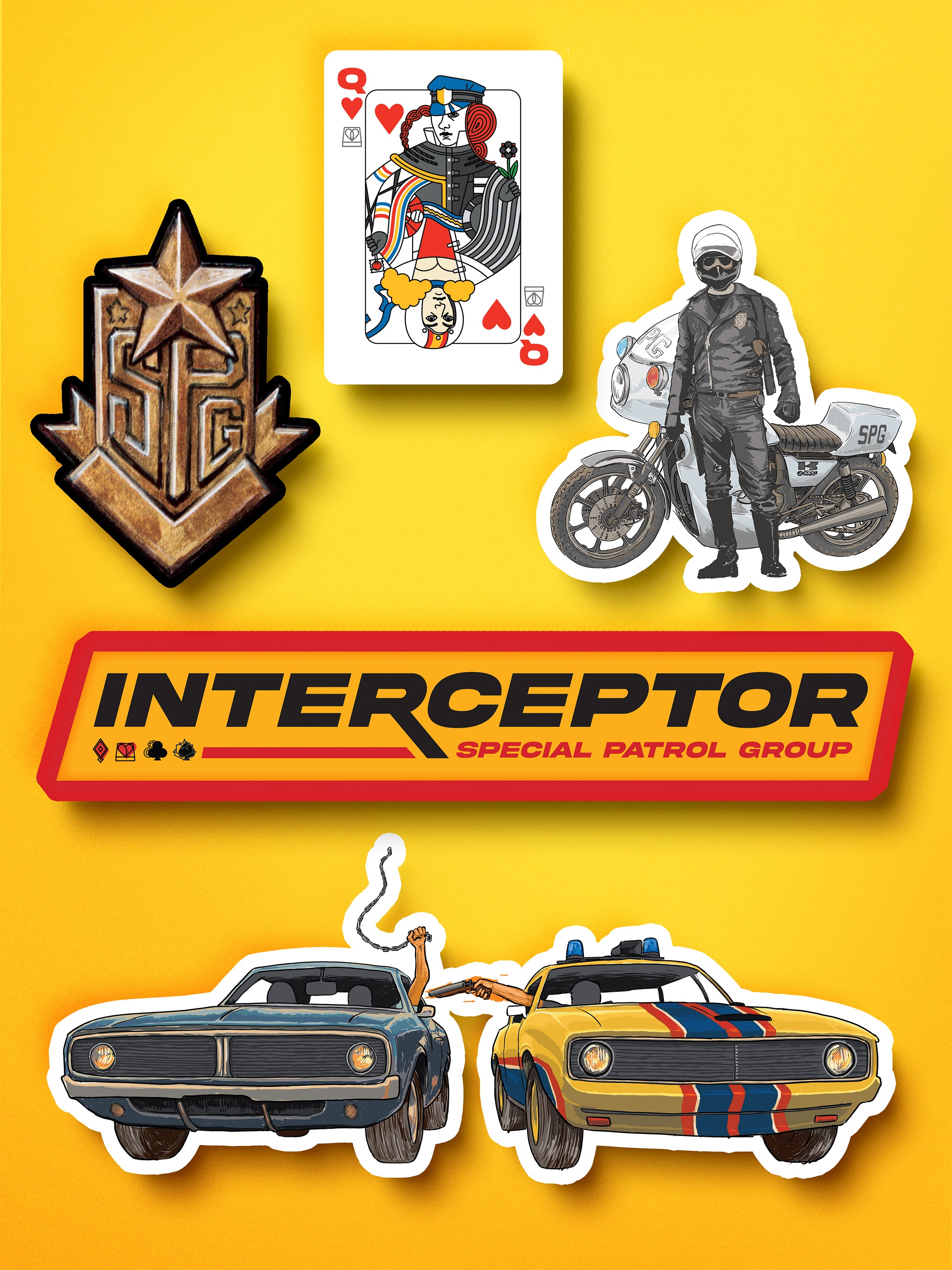Interceptor Vinyl 5-Sticker Pack