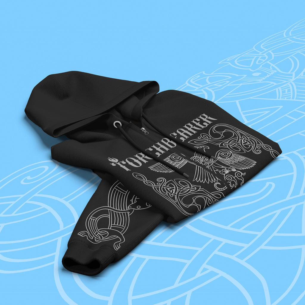 Middarmark Troll Eagle Knotwork Hoodie