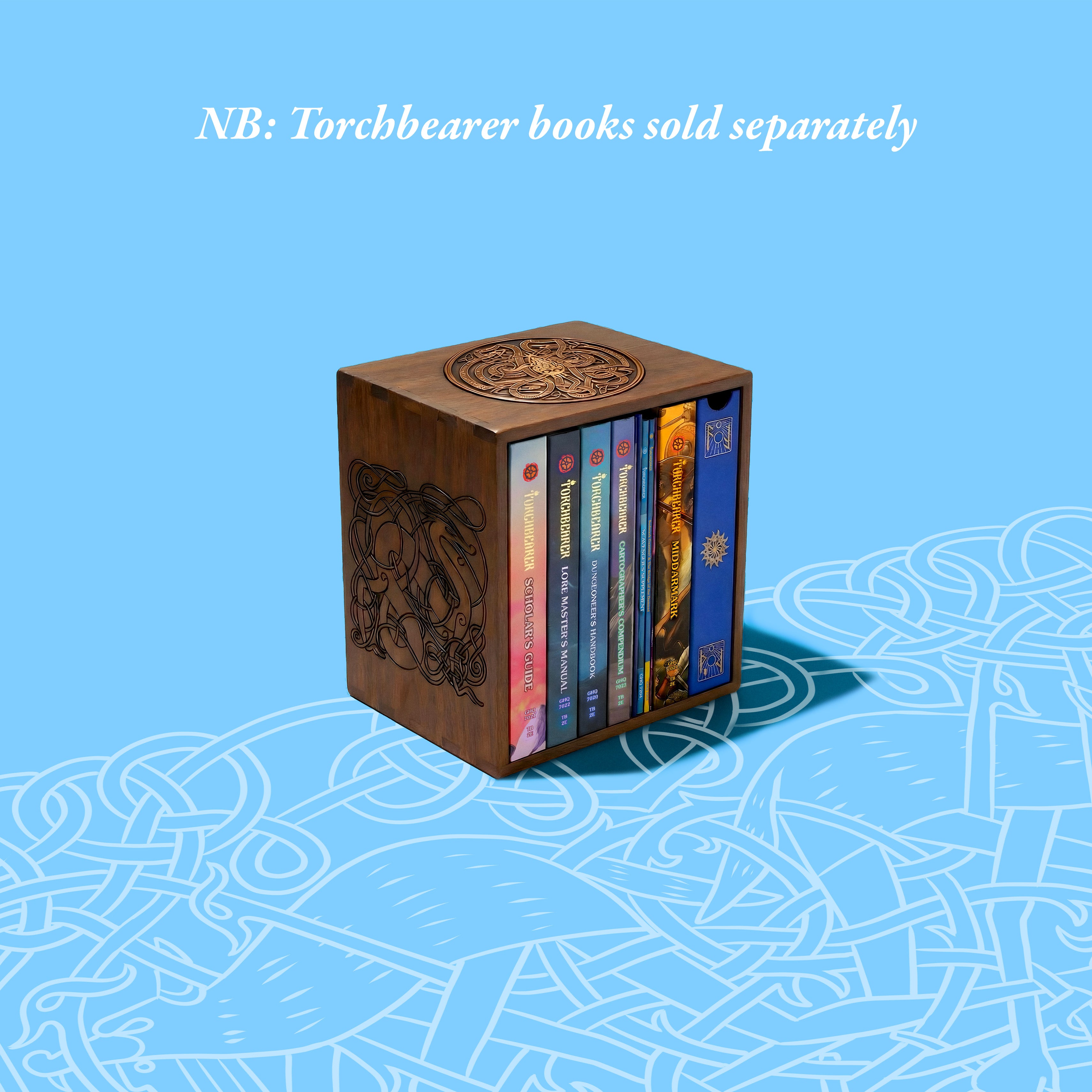 Middarmark 2e Wooden Box & Handmade Middarmark Die