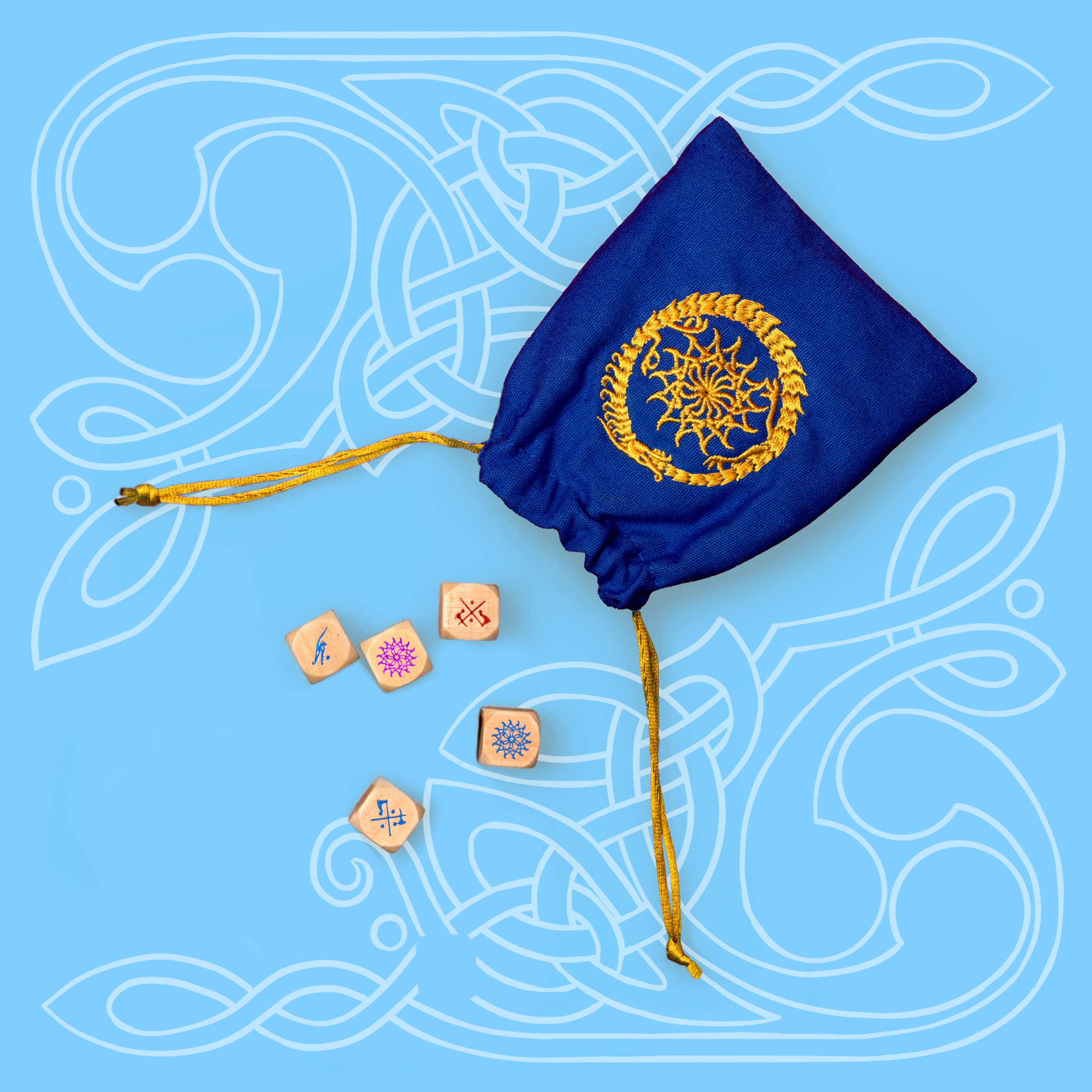 Torchbearer Wooden Dice Set