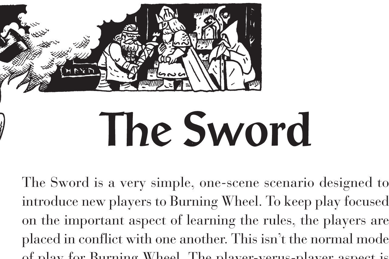 Burning Wheel The Sword Demo Adventure PDF