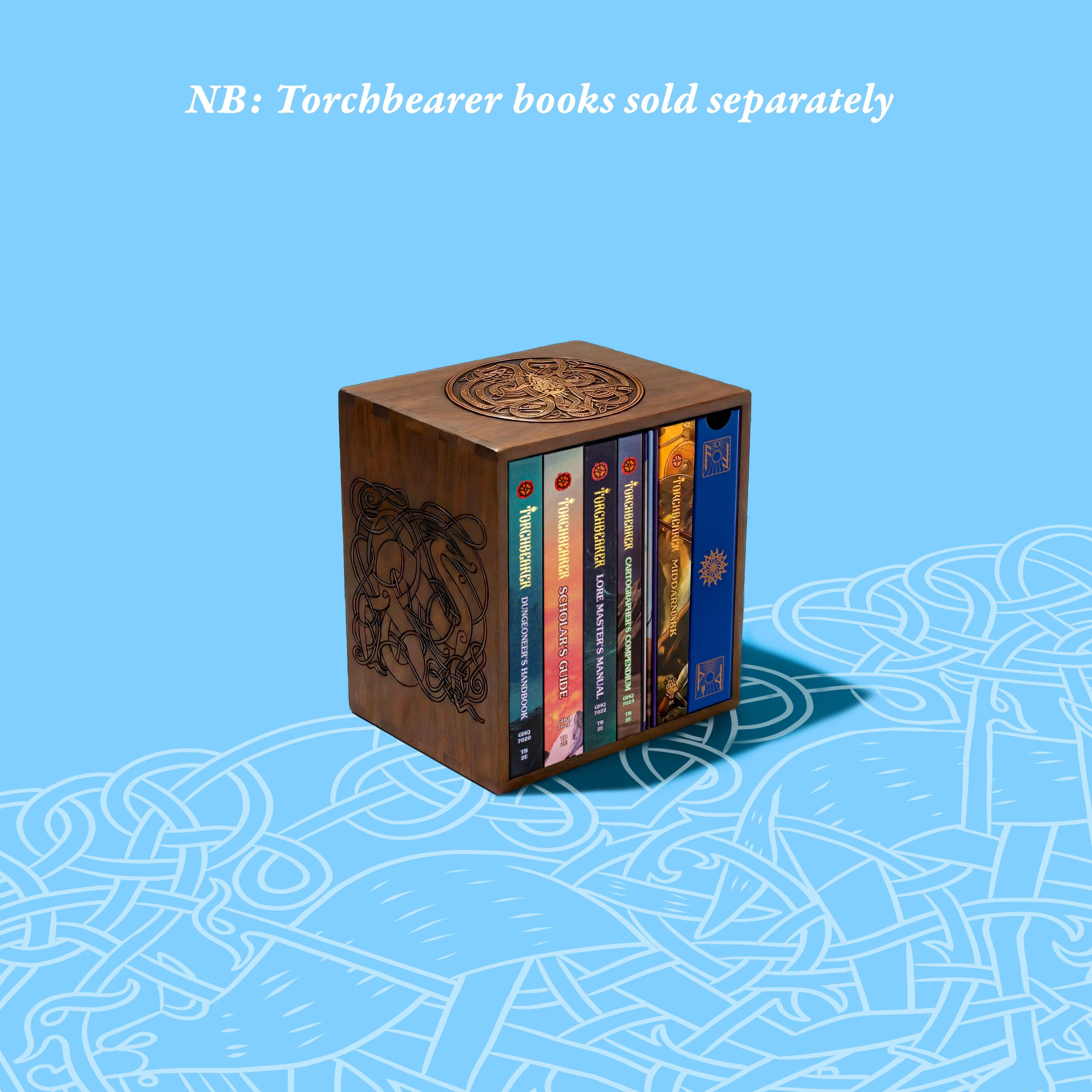 Middarmark 2e Wooden Box & Handmade Middarmark Die